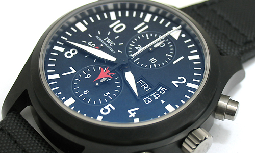 ＩＷＣスーパーコピー パイロットウォッチ ダブルクロノグラフ・トップガン IW379901