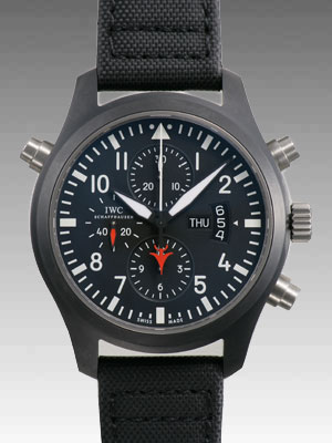 ＩＷＣスーパーコピー パイロットウォッチ ダブルクロノグラフ・トップガン IW379901