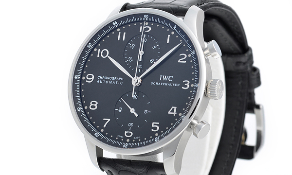 ＩＷＣスーパーコピー ポルトギーゼ クロノ IW371438 ステンレス ブラック