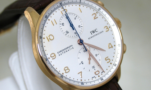 ＩＷＣスーパーコピー ポルトギーゼ クロノ IW371402 ピンクゴールド ホワイト