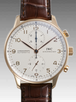 ＩＷＣスーパーコピー ポルトギーゼ クロノ IW371402 ピンクゴールド ホワイト