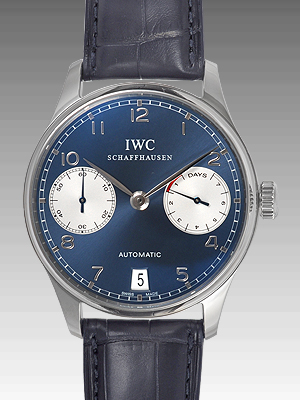 ＩＷＣスーパーコピー ポルトギーゼ オートマチック ローレウス IW500112 ブルー／シルバー