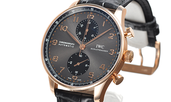 ＩＷＣスーパーコピー ポルトギーゼ クロノ IW371482 レッドゴールド グレー／ブラック