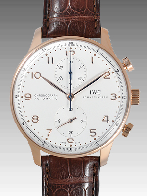 ＩＷＣスーパーコピー ポルトギーゼ クロノ IW371480 レッドゴールド シルバー