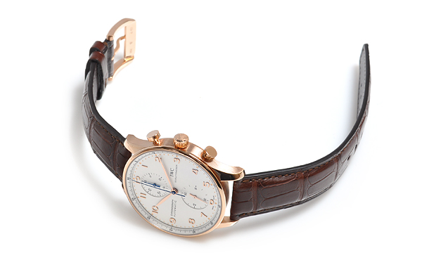 ＩＷＣスーパーコピー ポルトギーゼ クロノ IW371480 レッドゴールド シルバー