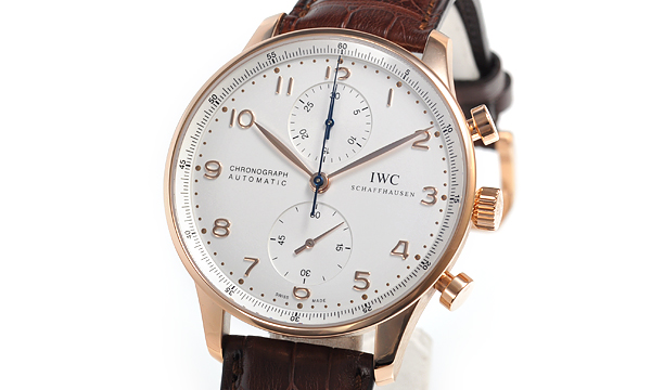ＩＷＣスーパーコピー ポルトギーゼ クロノ IW371480 レッドゴールド シルバー