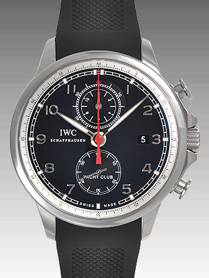 ＩＷＣスーパーコピー ポルトギーゼ ヨットクラブ IW390210 ステンレス ブラック
