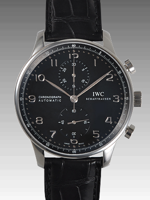 ＩＷＣスーパーコピー ポルトギーゼ クロノ IW371447 ステンレス ブラック
