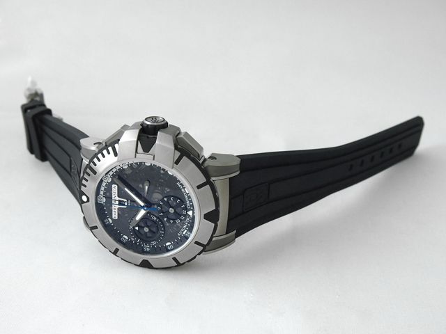 ﾊﾘｰ･ｳｨﾝｽﾄﾝスーパーコピー オーシャン　スポーツ　クロノグラフ OCSACH44ZZ001 ブラックスケルトン