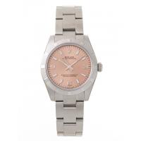 ロレックススーパーコピー ROLEX パーペチュアル ボーイズ 177210 ピンク3 6 9ホワイトバー