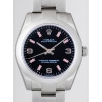 ロレックススーパーコピー ROLEX パーペチュアル ボーイズ 177200 ブラック3 6 9ピンクバー
