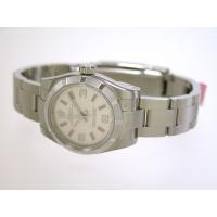ロレックススーパーコピー ROLEX パーペチュアル レディース 176210 シルバー ピンクバー