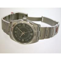 ロレックススーパーコピー ROLEX パーペチュアル 116034 ブラックコンセントアラビア