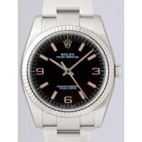 ロレックススーパーコピー ROLEX パーペチュアル 116034 ブラック アラビアピンク