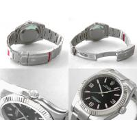 ロレックススーパーコピー ROLEX パーペチュアル 116034 ブラック アラビアピンク