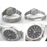 ロレックススーパーコピー ROLEX パーペチュアル 116000 ブラック ピンクアラビア