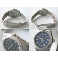 ロレックススーパーコピー ROLEX パーペチュアル ボーイズ 177200 ブルー ホワイトバー