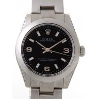 ロレックススーパーコピー ROLEX パーペチュアル ボーイズ 177200 ブラック ホワイトバー