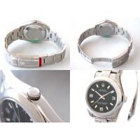 ロレックススーパーコピー ROLEX パーペチュアル ボーイズ 177200 ブラック ホワイトバー