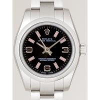 ロレックススーパーコピー ROLEX パーペチュアル レディース 176200 ブラック3 6 9ピンクバー