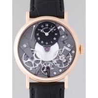 ブレゲスーパーコピー Breguet トラディション シースルー 7027BR/G9/9V6 RG 皮 グレー
