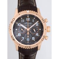 ブレゲスーパーコピー Breguet トランスアトランティック 3810BR/92/9ZU タイプ21 PG 皮 グレー