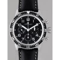 ブレゲスーパーコピー Breguet アエロナバル 3803ST/92/3W6 タイプ20 SS/皮 世界限定1000本 ブラック