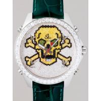 ジェイコブスーパーコピー JACOB&Co ファイブタイムゾーン JC-SKULLY 1重ベゼルダイヤ 47mm 全面ダイヤ