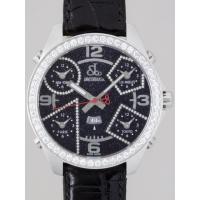 ジェイコブスーパーコピー ファイブタイムゾーン JC-29 DAD ベゼルダイヤ 47mm ブラックストーン