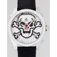 ジェイコブスーパーコピー ファイブタイムゾーン JC-MSKULLD ベゼルダイヤ 40mm 秒針ロゴタイプ 全面ダイヤ