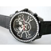 ジェイコブスーパーコピー ファイブタイムゾーン JC-SKULL11BC 1重ベゼルダイヤ 47mm 全面ダイヤ