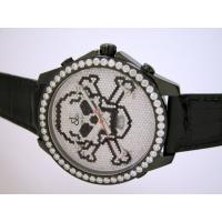 ジェイコブスーパーコピー ファイブタイムゾーン JC-SKULLD BCD ベゼルダイヤ 47mm 全面ダイヤ