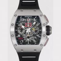 リシャール・ミルスーパーコピー フライバック クロノグラフ RM011 WG/TI/ラバー スケルトン