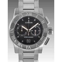 コルムスーパーコピー ロムルス４４ 984.715.20 V810BN77 ステンレス ブラック