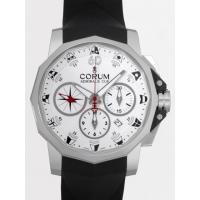 コルムスーパーコピー アドミラルズカップ クロノグラフ 753.671.20/F371 AA52 ラバー ホワイト