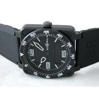 ベル＆ロススーパーコピー BR03-88 TYPE AVIATION CARBON FINISH BR03-88 ラバーベルト ブラック