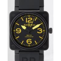 ベル＆ロススーパーコピー BR01-92 YELLOW BR01-92 世界限定500本 ラバーベルト ブラック/イエローアラビア