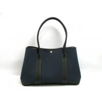 エルメススーパーコピー ガーデンロングショルダーＰＭ/ネイビー×ブラック/デニム/□P刻印（2012年製造）HERMES-002