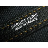 エルメススーパーコピー ガーデンロングショルダーＰＭ/ネイビー×ブラック/デニム/□P刻印（2012年製造）HERMES-002