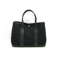 エルメススーパーコピーガーデンパーティPM/ブラック（シルバー金具）/トワルオフィシエ/トートバッグ HERMES-004