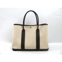 エルメススーパーコピーガーデンパーティPM（トワルアッシュ×レザー/マロン/シルバー金具）HERMES-012