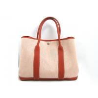 エルメススーパーコピーガーデンパーティPM/トートバッグ（トワルアッシュ/パプリカ）HERMES-013