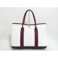 エルメスコピーガーデンパーティPM/トートバッグ/ルージュアッシュ×ブルードプリュス（シルバー金具）HERMES-020