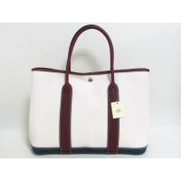 エルメスコピーガーデンパーティPM/トートバッグ/ルージュアッシュ×ブルードプリュス（シルバー金具）HERMES-020