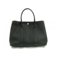 エルメススーパーコピーガーデンパーティTPM/トートバッグ（ネゴンダ/ブラック/シルバー金具）HERMES-021