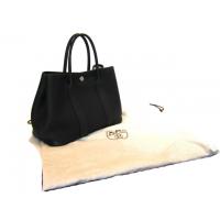 エルメスコピーガーデンパーティTPM/トートバッグ（ネゴンダ/ブラック/シルバー金具）HERMES-022