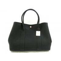 エルメススーパーコピーガーデンパーティPM/トートバッグ（ネゴンダ/ブラック/シルバー金具）HERMES-024