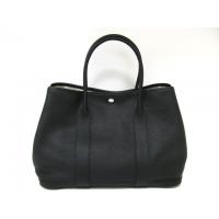 エルメススーパーコピーガーデンパーティPM/トートバッグ（ネゴンダ/ブラック/シルバー金具）HERMES-025