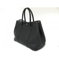 エルメススーパーコピーガーデンパーティPM/トートバッグ（ネゴンダ/ブラック/シルバー金具）HERMES-025