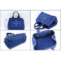 プラダスーパーコピー バッグ PRADA トートバッグ デニム キャンバス ブルー B1877B3